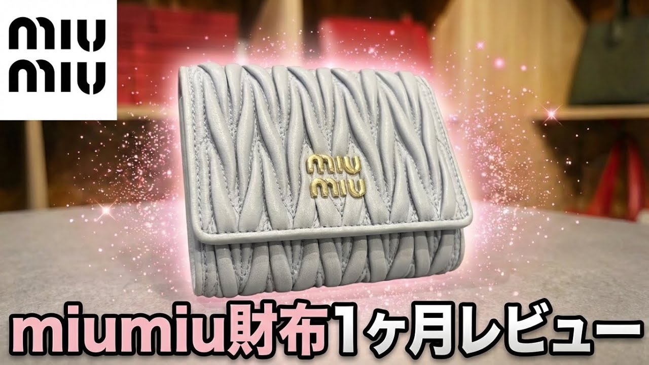 【注目のブランド】miu miuの財布をカバン職人が1ヶ月使って徹底レビューしてもらいました【miumiu】