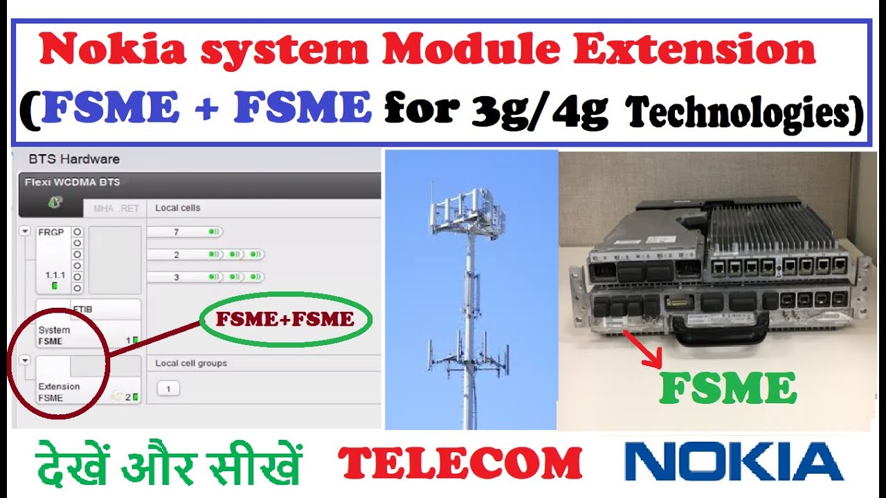 Nokia system Module Extension || FSME + FSME (for 3g/4g Technologies)