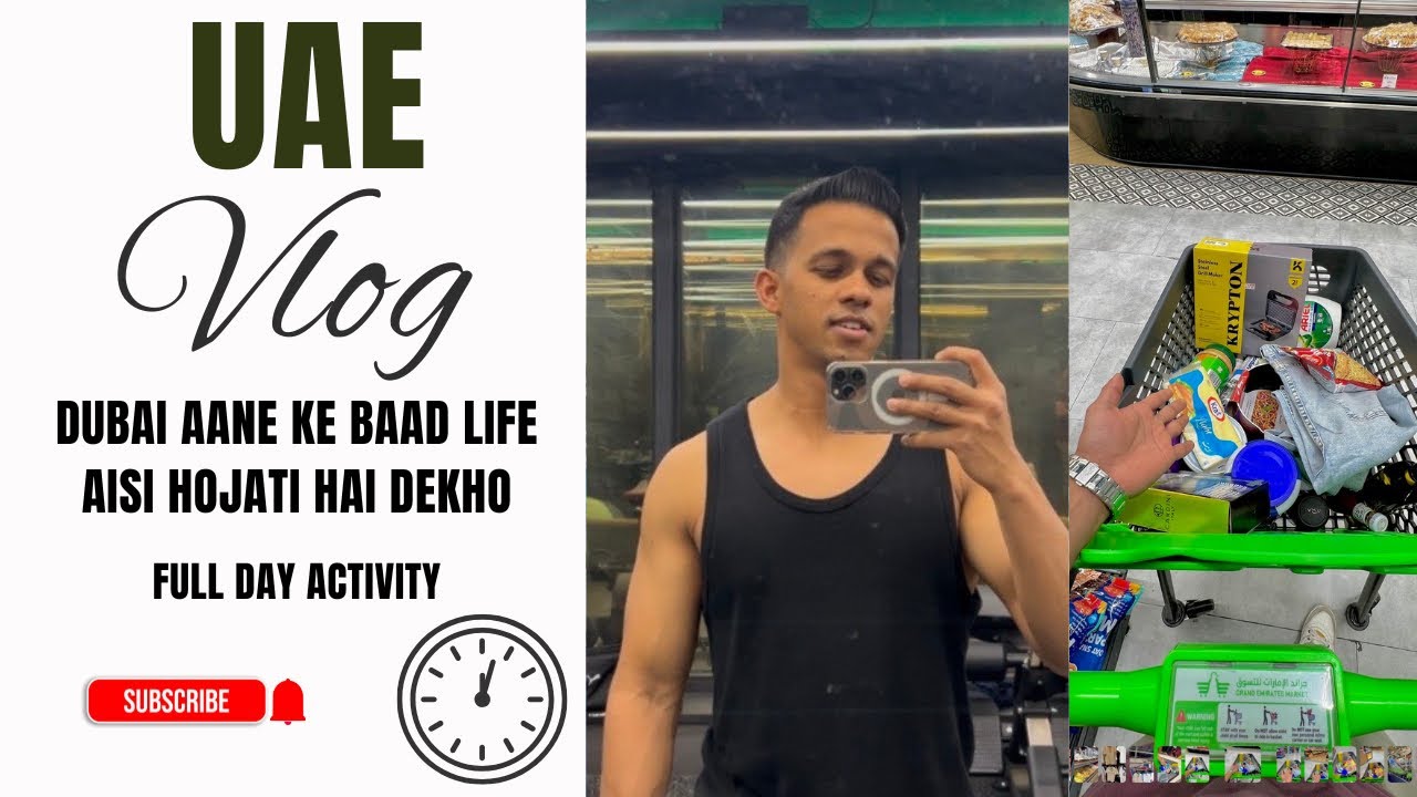 A Day in My UAE Life 🇦🇪 | Mera Room, Market Shopping & Gym Routine #dubailife #uaelife #uae 