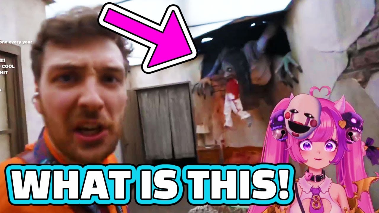 CDawg Genuine Fear Breaks Ironmouse so Hard and Everyone loses it at Halloween Horror Nights