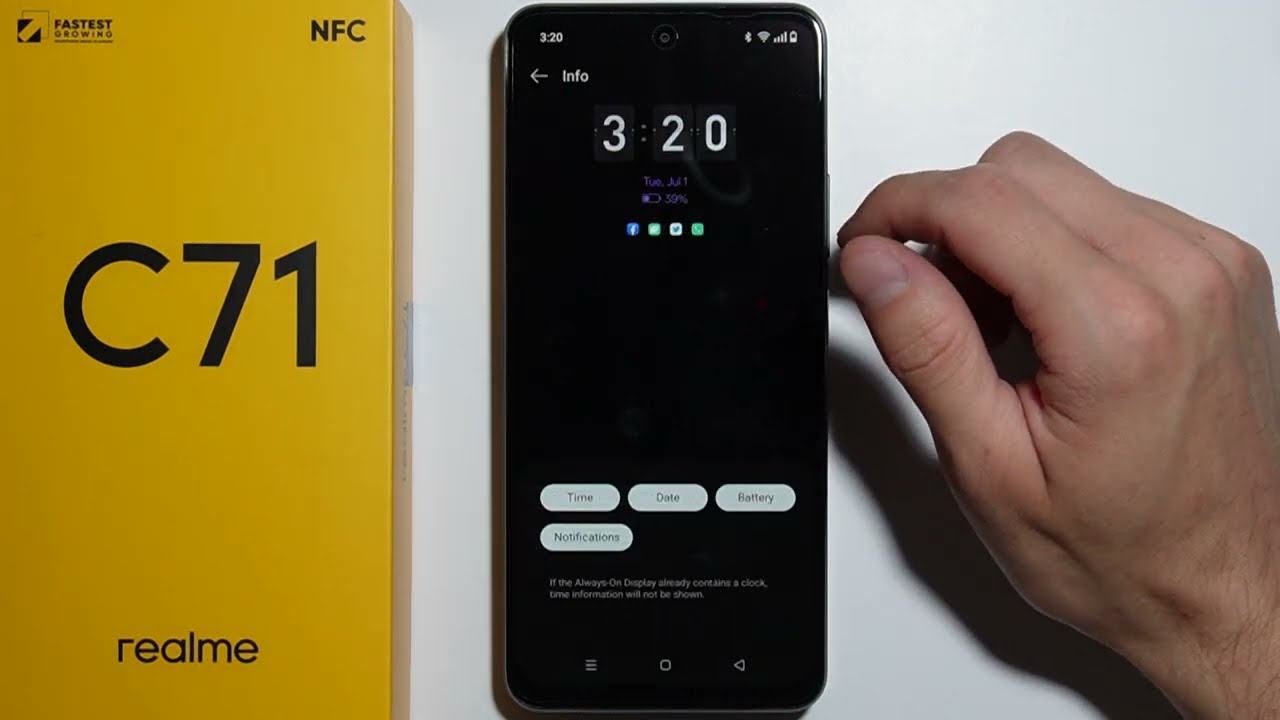 Realme C71: How to Change Always on Display Theme?