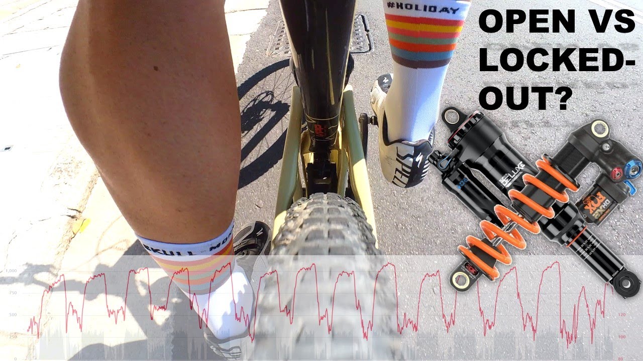 Tested: Does Suspension Lockout Make Climbing Faster? Anti-squat, efficiency & power meters.