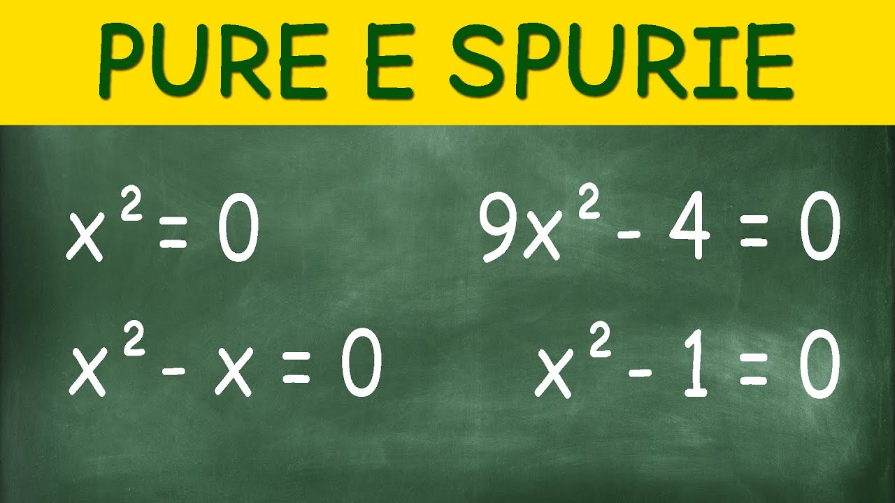 Come Risolvere Equazioni di Secondo Grado Incomplete: Metodo Veloce e Semplice! - 10 Esercizi Svolti