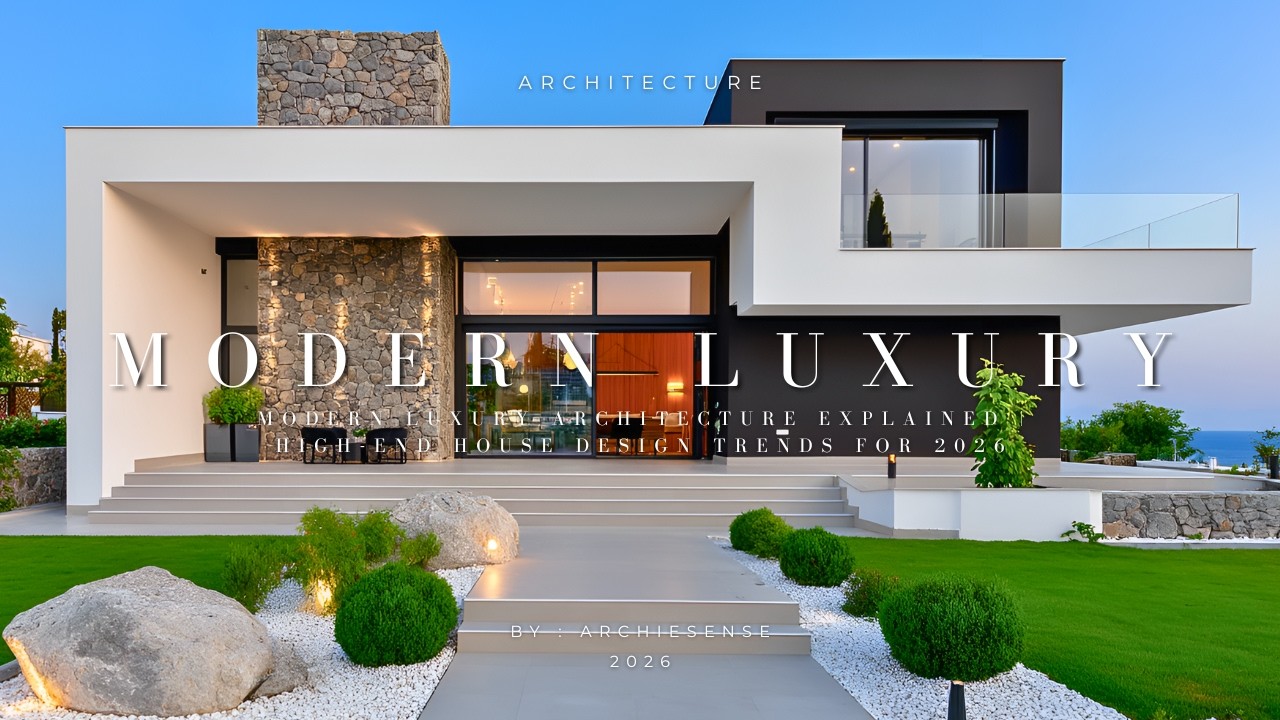 Modern Luxury House Design as Art | Best Architecture Trends 2026