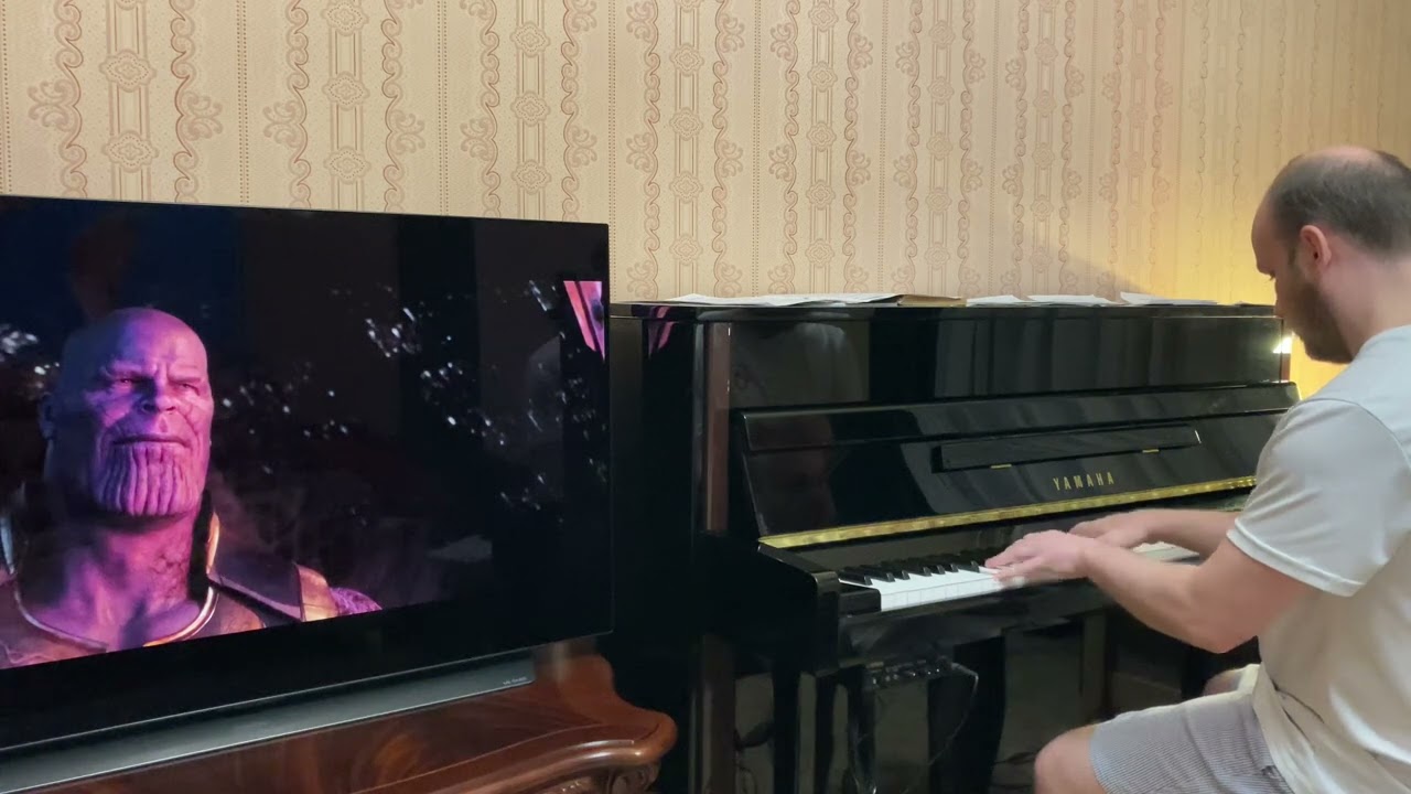 Thanos Porch theme Infinity war piano