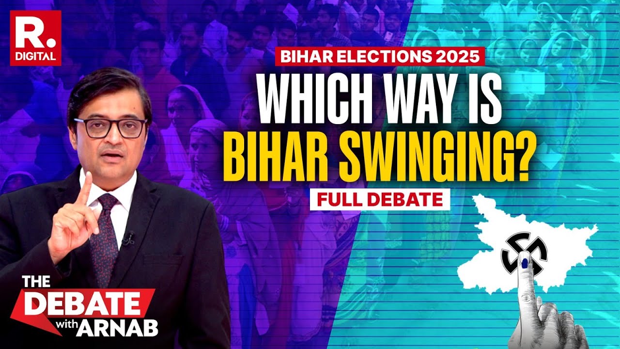 Debate With Arnab: Record Voter Turnout In Bihar, Who has the Lead?