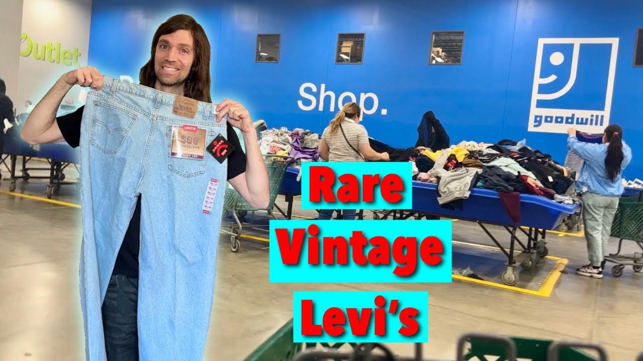 Giant Bins Haul To Resell On eBay - Rare Vintage Levi’s