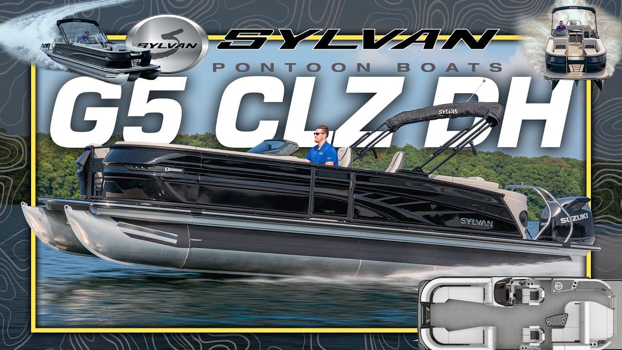 Sylvan Pontoons G5 CLZ DH TRI-TOON (Walk-Through/Performance Test)