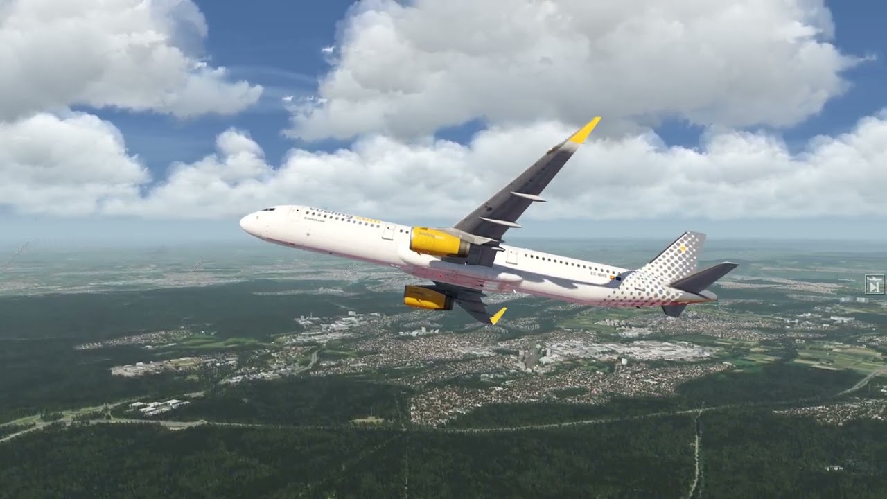 Aerofly Fs 4 | A321 | Stuttgart -Antalya | Sunset | GoAround