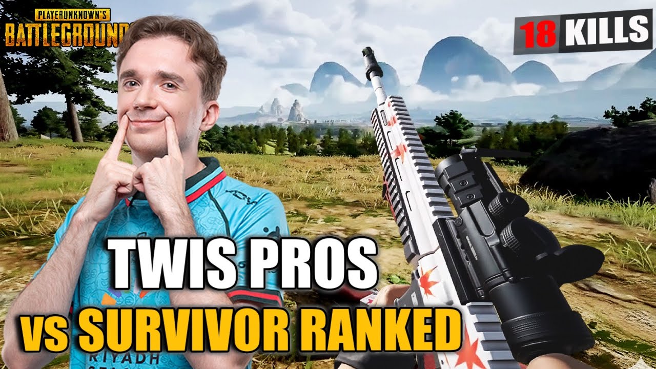 TWIS PROS–LU, XMPL & BATULINS EXECUTE THE PERFECT PUSH vs SURVIVOR RANKED SQUADS | PUBG 