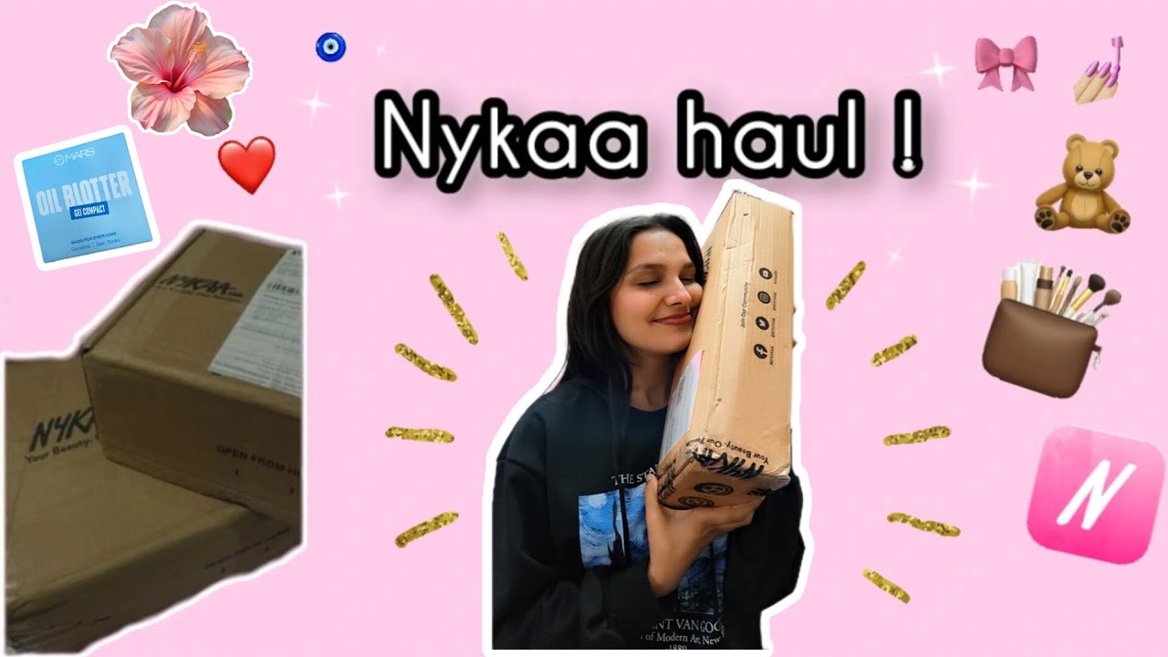*non sponsored* ₹10,000 Nykaa haul! 💗