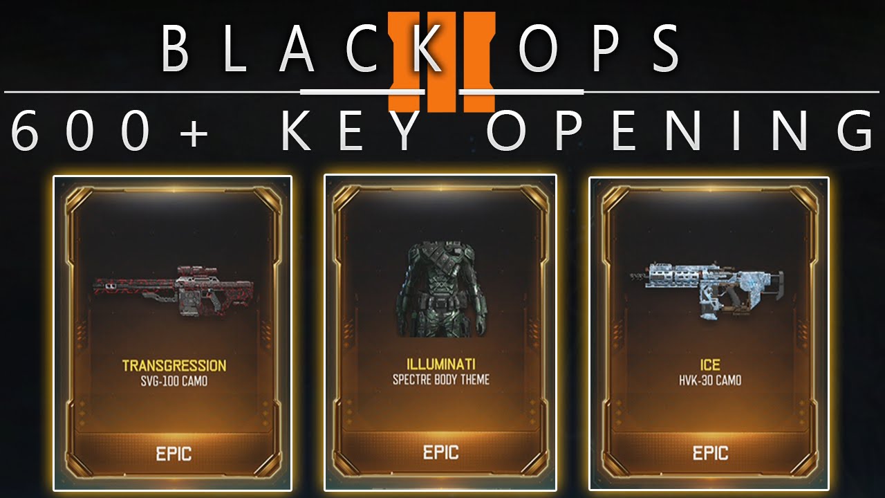 Black Ops 3: 600+ Cryptokey Opening! 20+ Rare Supply Drop Opening (Call Of Duty)