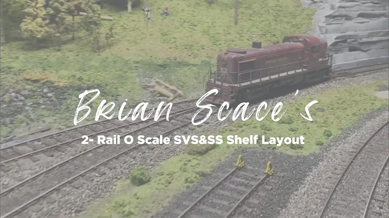 Brian Scace's O Scale Shelf Layout