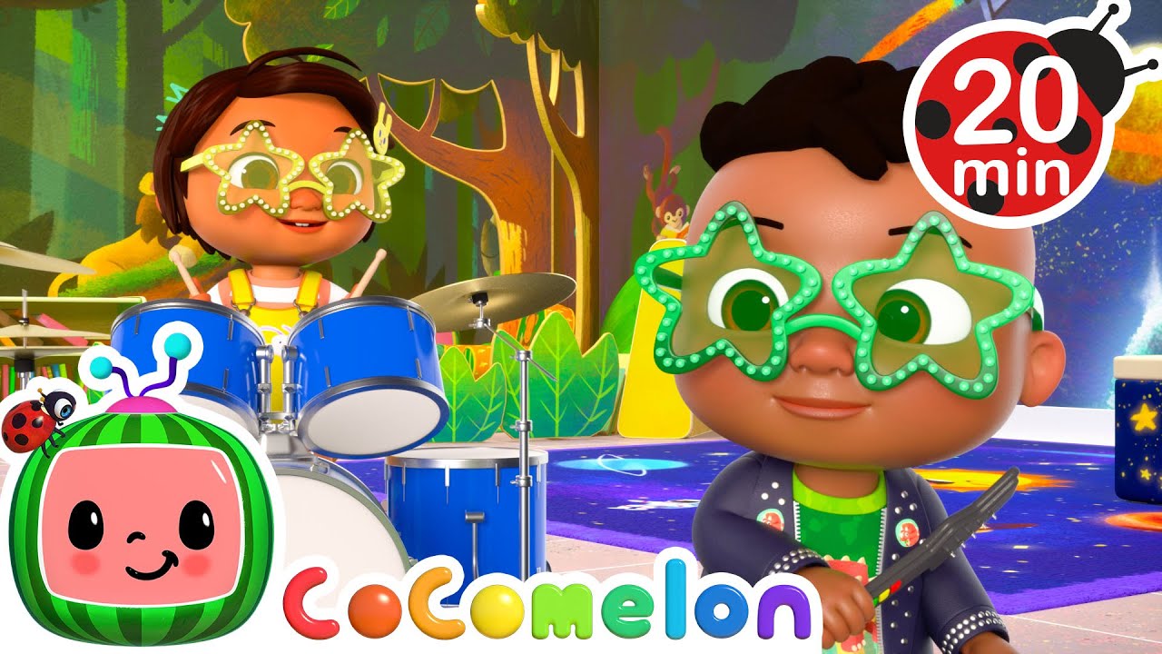 ⭐Cody & Nina: Rock Star Babies🎸 |  It's Cody Time Nursery Rhymes | Celebrating Diversity
