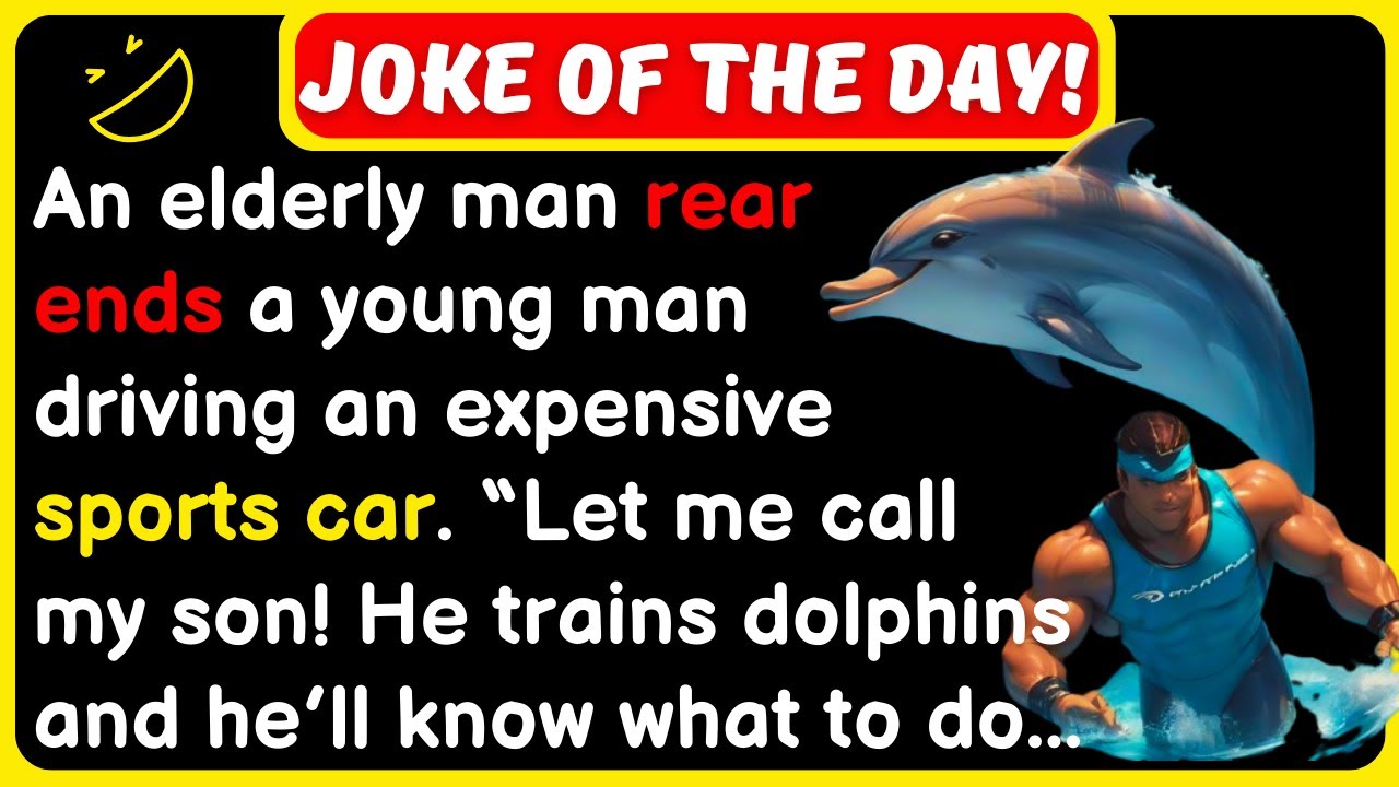 🤣 𝐁𝐄𝐒𝐓 𝐉𝐎𝐊𝐄 𝐎𝐅 𝐓𝐇𝐄 𝐃𝐀𝐘 - An elderly man rear ends a young man driving an expensive sports car…