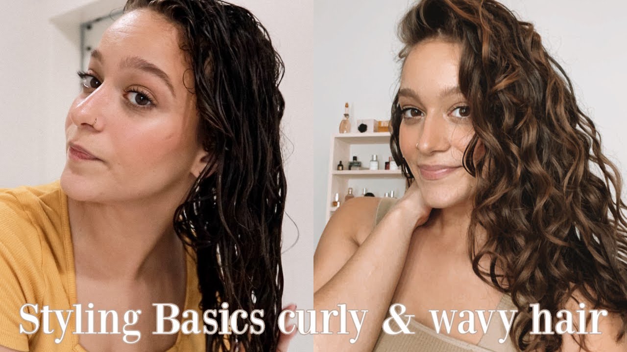 Wavy/Curly styling basics!! how to routine for beginners