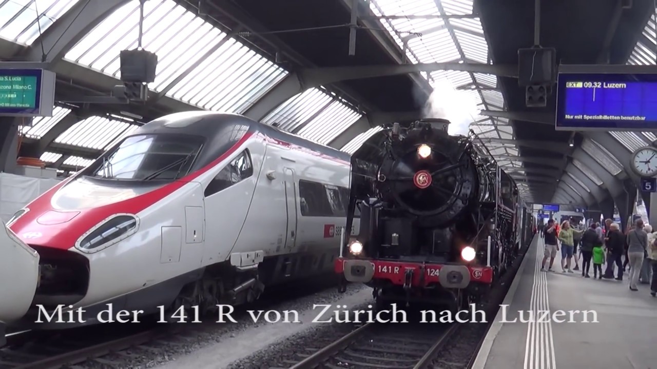 Mit der 141 R 1244 vom Verein Mikado Brugg von Z&uuml;rich nach Luzern