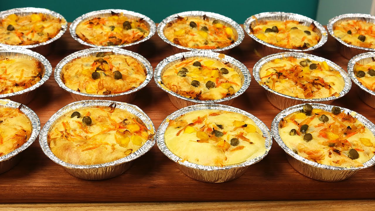 SALGADO NA FORMINHA DELICIOSO E MUITO FÁCIL DE FAZER !