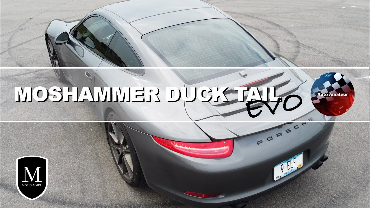 Duck Tail Spoiler DIY Installation and Reveal - Porsche 911 (991) from Moshammer Automotive
