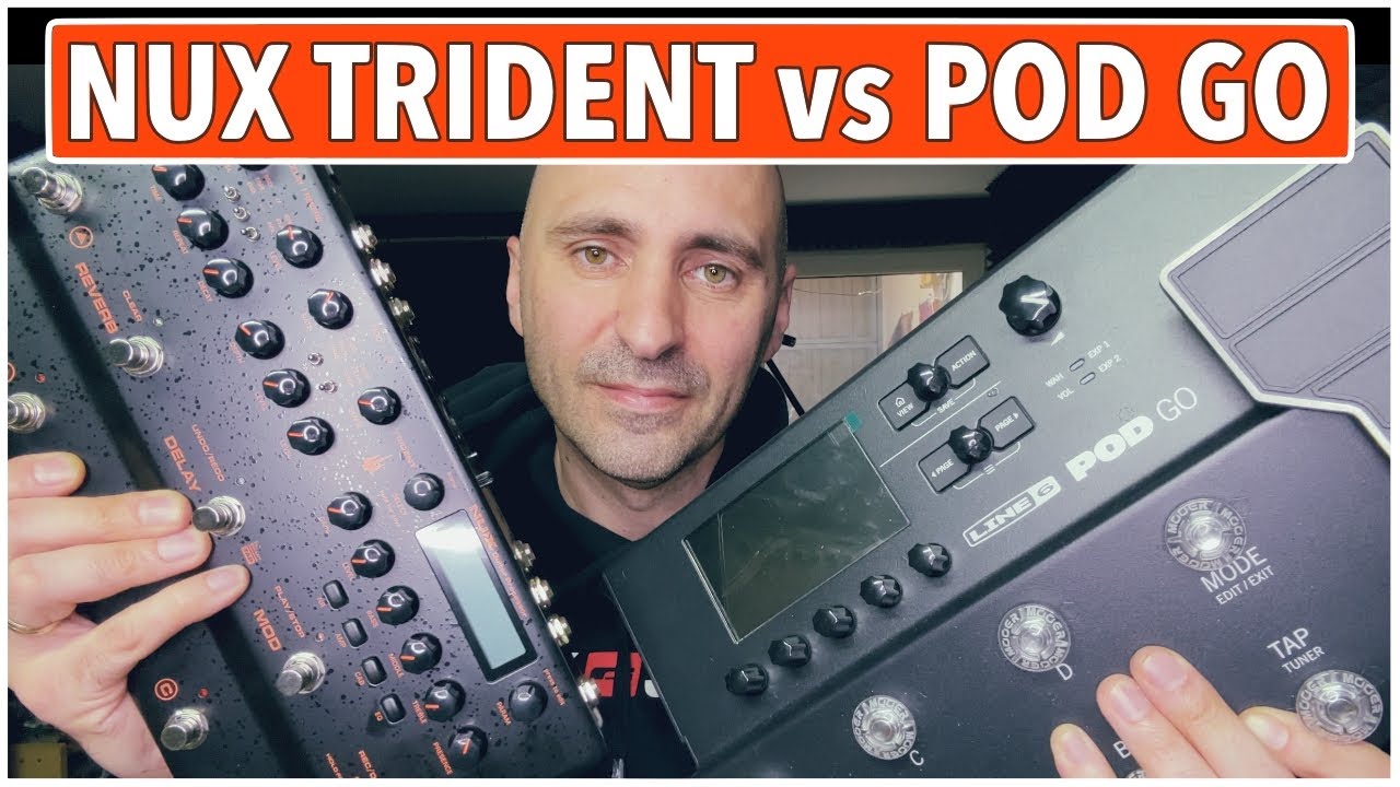 Line6 POD GO vs NUX TRIDENT | Español 4k