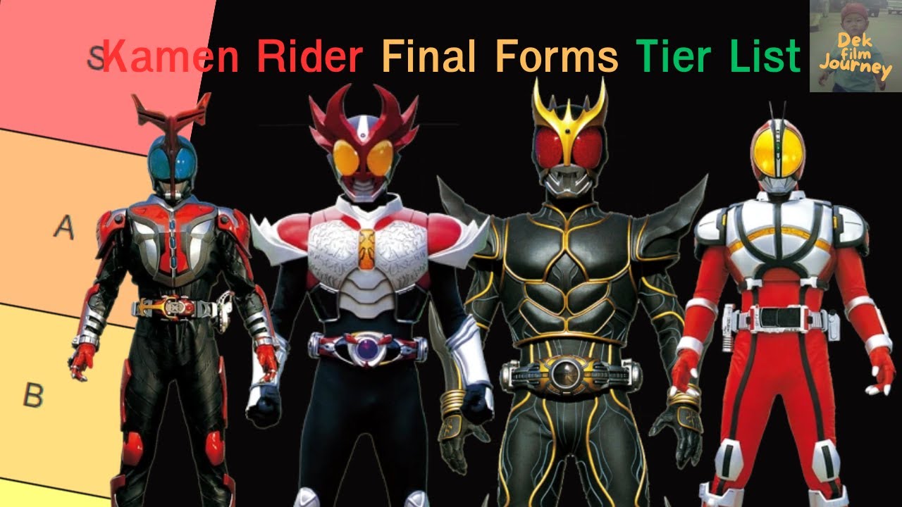 จัด Tier list Kamen Rider Final Form Kuga - Gavv ใครสวยสุด?
