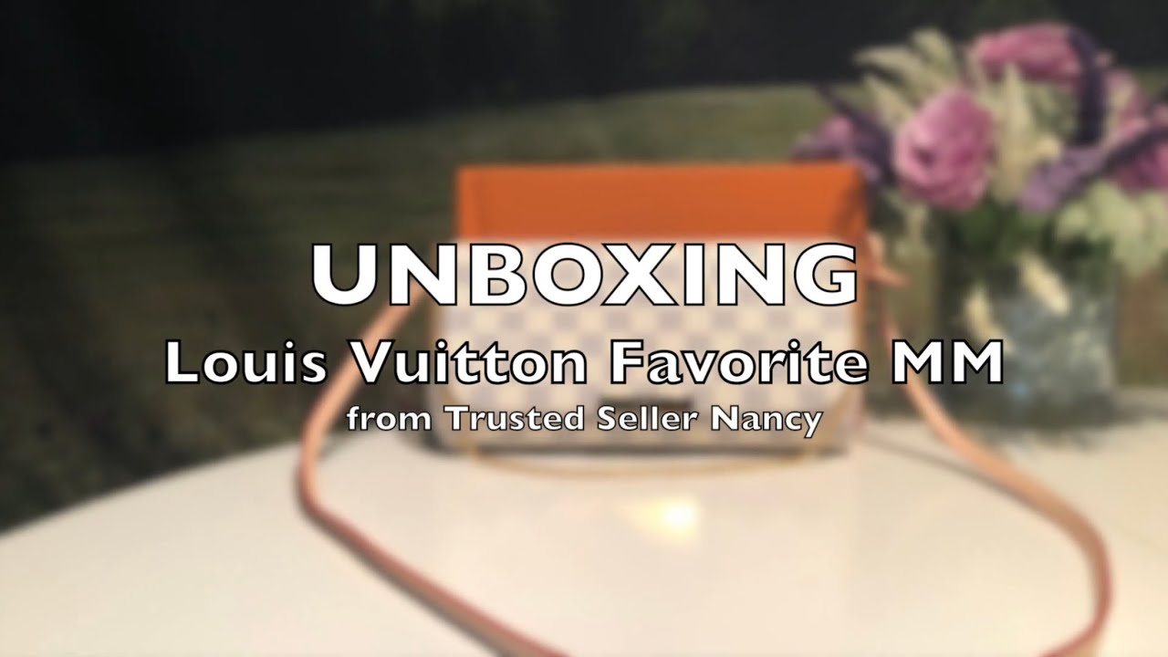 Unboxing Louis Vuitton Favorite MM from Nancy
