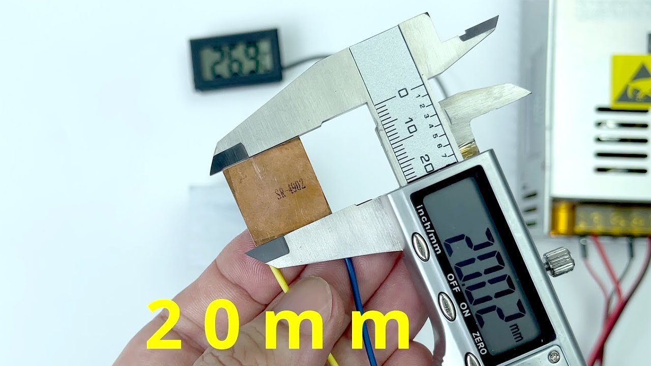 5V 2A 20mm Small Low Voltage Peltier Thermoelectric Device Performance Test
