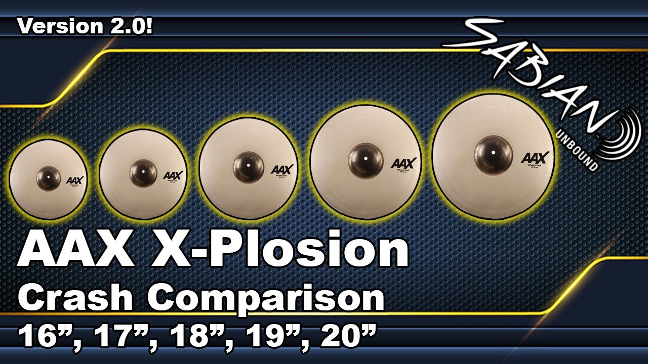 Sabian AAX X-Plosion Crash Comparison 2.0......20