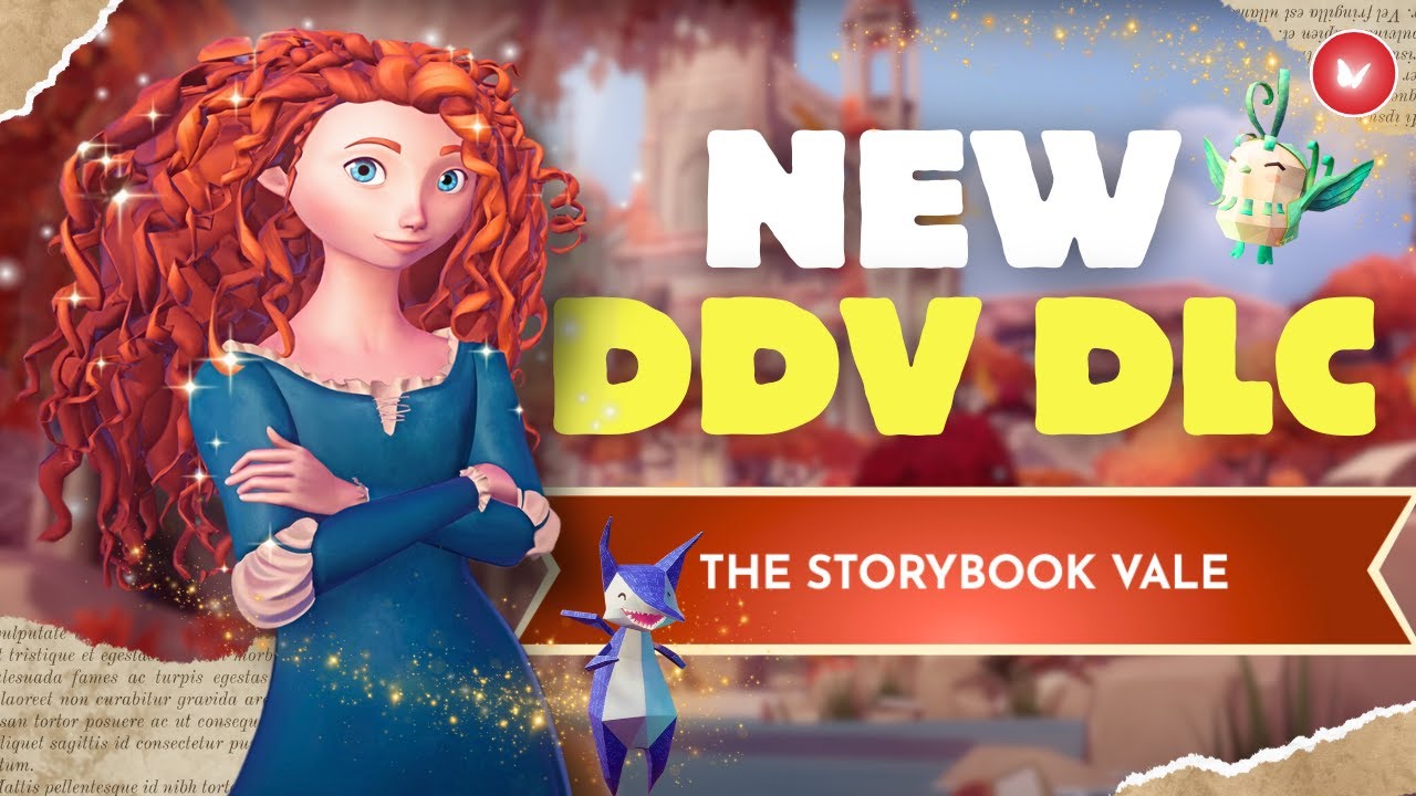 FIRST LOOK at STORYBOOK VALE DLC | Disney Dreamlight Valley 📖