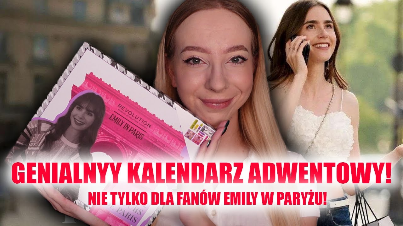 GENIALNY KALENDARZ ADWENTOWY 2023 Z KOSMETYKAMI! | MAKEUP REVOLUTION X EMILY W PARYŻU
