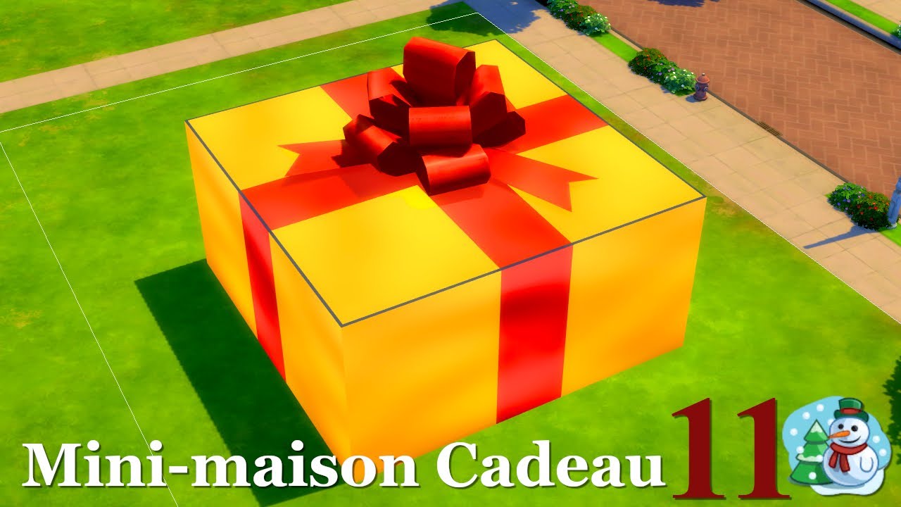 Une mini-maison en forme de cadeau 🎁✨ | #11 Calendrier de l’avent 🎄 | Les Sims 4