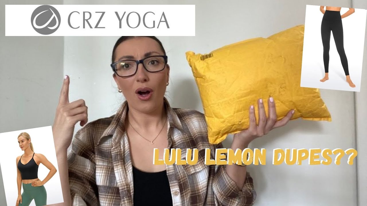 CRZ YOGA X BUTTERLUXE-FIRST IMPRESSIONS!-THE BEST LULU LEMON DUPES? ARE THE ACTUALLY THAT GOOD??
