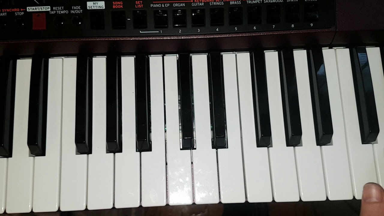 How to use the sound effects on Korg pa1000