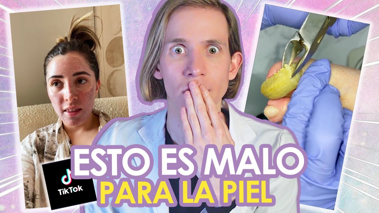 DERMATOLOGO reacciona A TIK TOK 15 - Aloe vera, mascarillas de gelatina y más - Simon Scarano