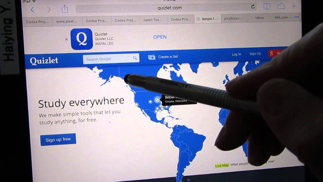 Learn math with Quizlet amsr
