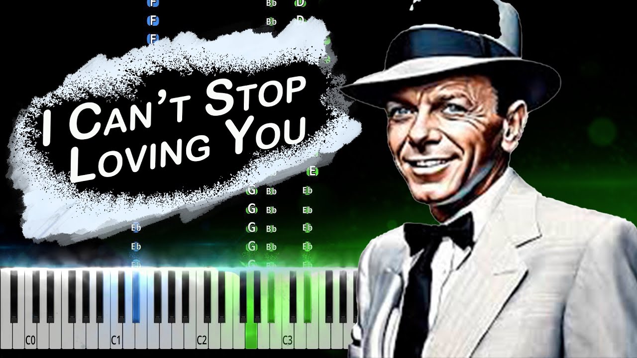 Frank Sinatra - I Can't Stop Loving You Piano Tutorial
