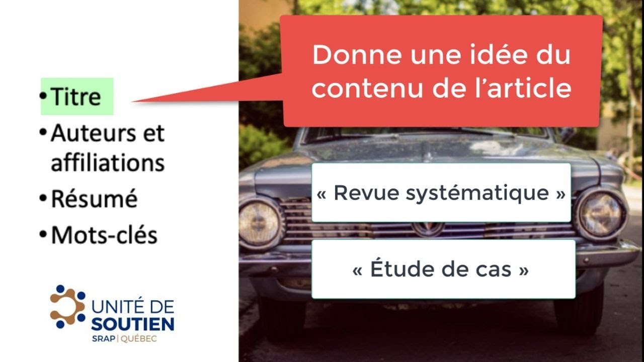 Comment lire un article scientifique?