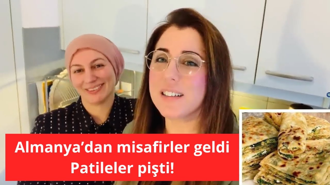 ALMANYA'DAN AKRABAM GELDİ DERSİM PATİLELERİ PİŞTİ ANNEM, KUZENLER,YEĞENLER...