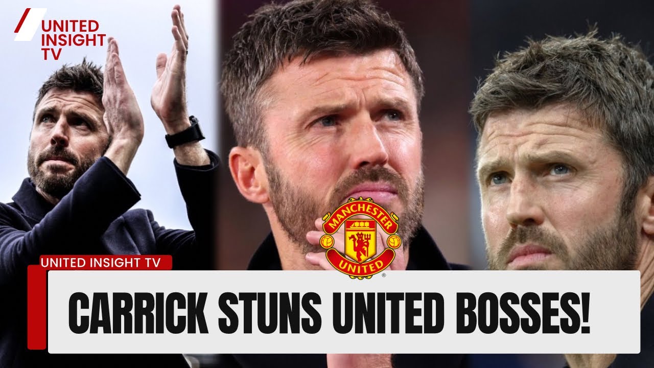 CARRICK IMPRESSES MANCHESTER UNITED BOSSES BUT SHOCK DECISION ON PERMANENT MANAGER DELAYED.