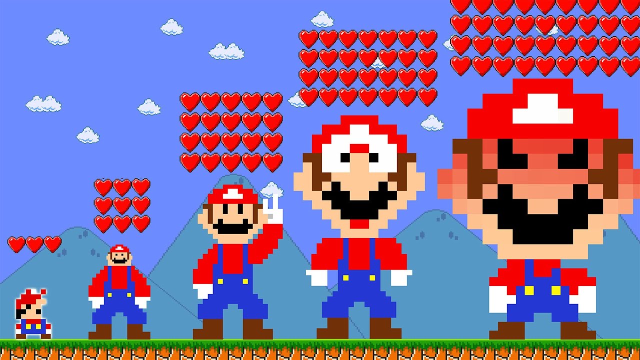 Mario Growing up but Every Seeds makes Mario Growing Up  | MegaBoom Bros