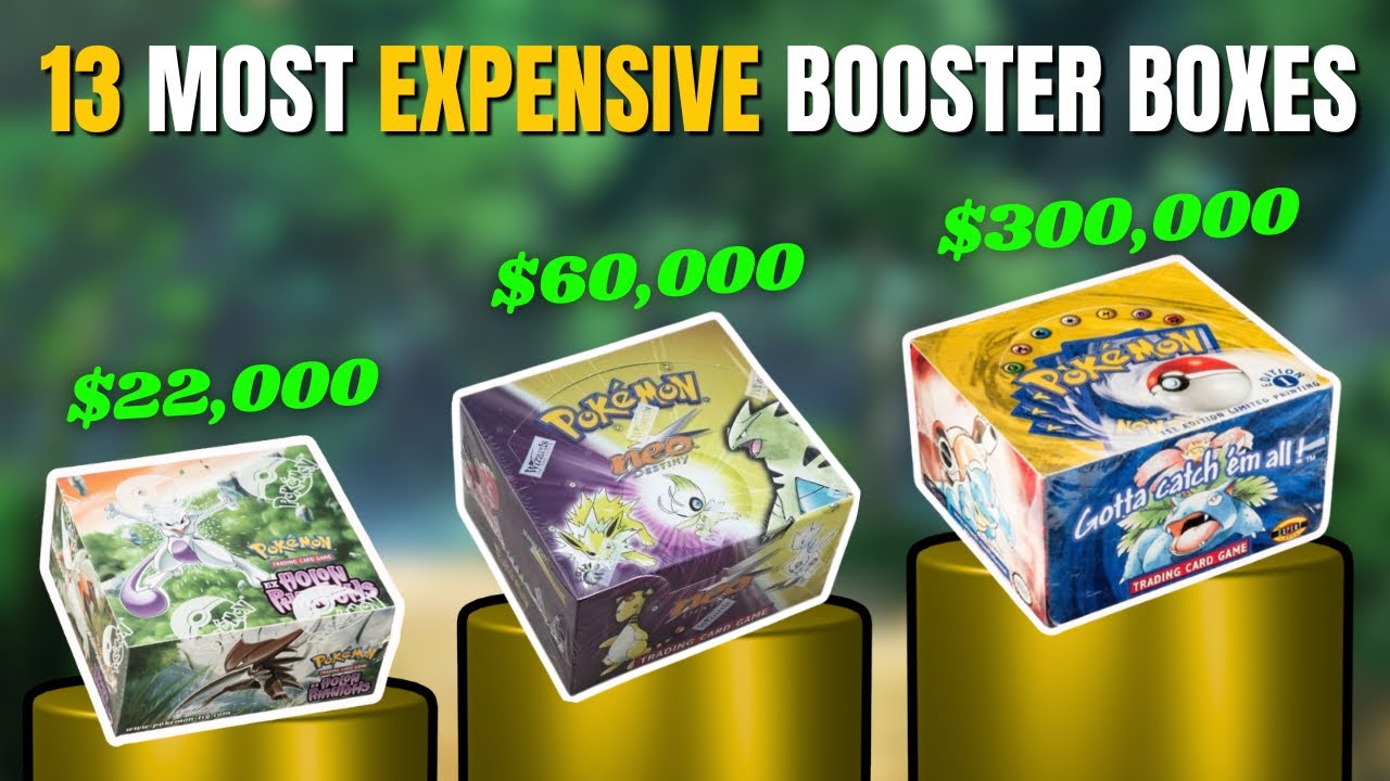 Top 13 Most Expensive Pokemon Booster Boxes Ever