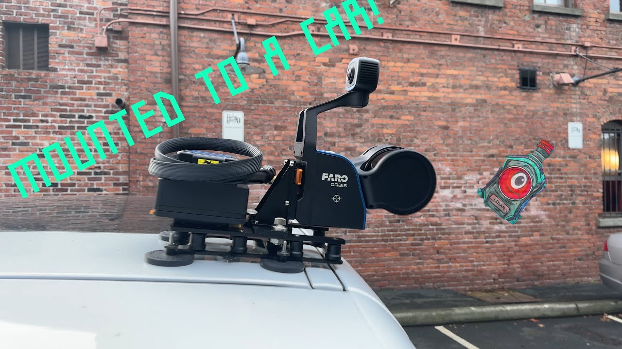 FARO ORBIS mounted on a car!
