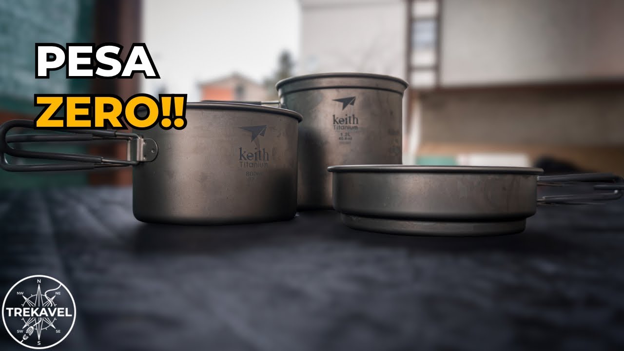 🍽KIT CUCINA PER TREKKING, LA MIA SCELTA | KEITH TITANIUM - ITA🍽 | Attrezzatura