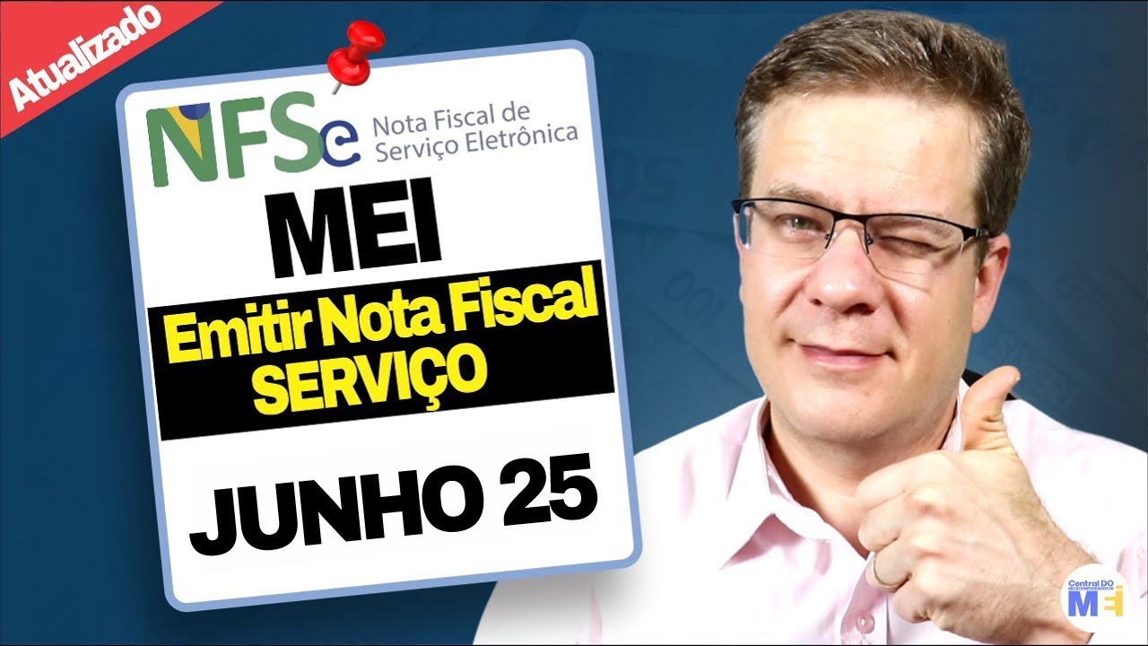 Como EMITIR NFS-e MEI Nota Fiscal de SERVIÇO [JUNHO 2025] Fácil, Grátis, Computador e Celular