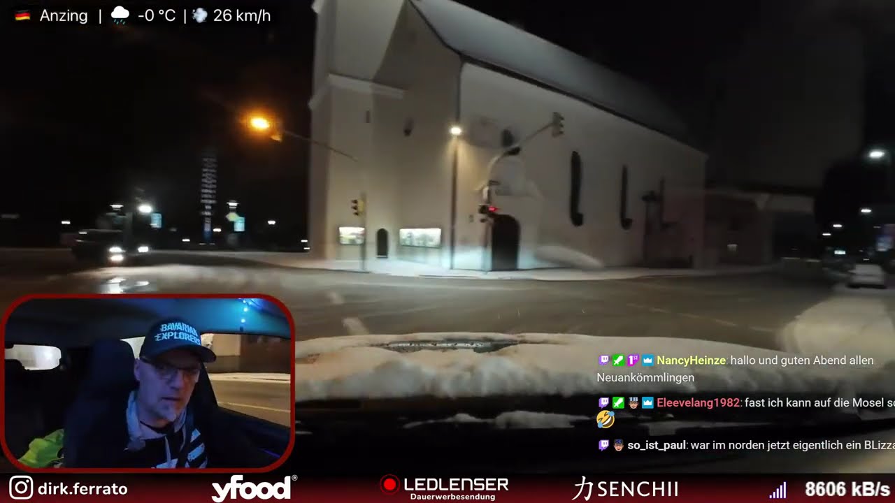 IRL Stream 🔴 Schnee-Chaos in Bayern? ❄️ Kleine Spritztour mit meiner 🍋 Citrone || !multistream