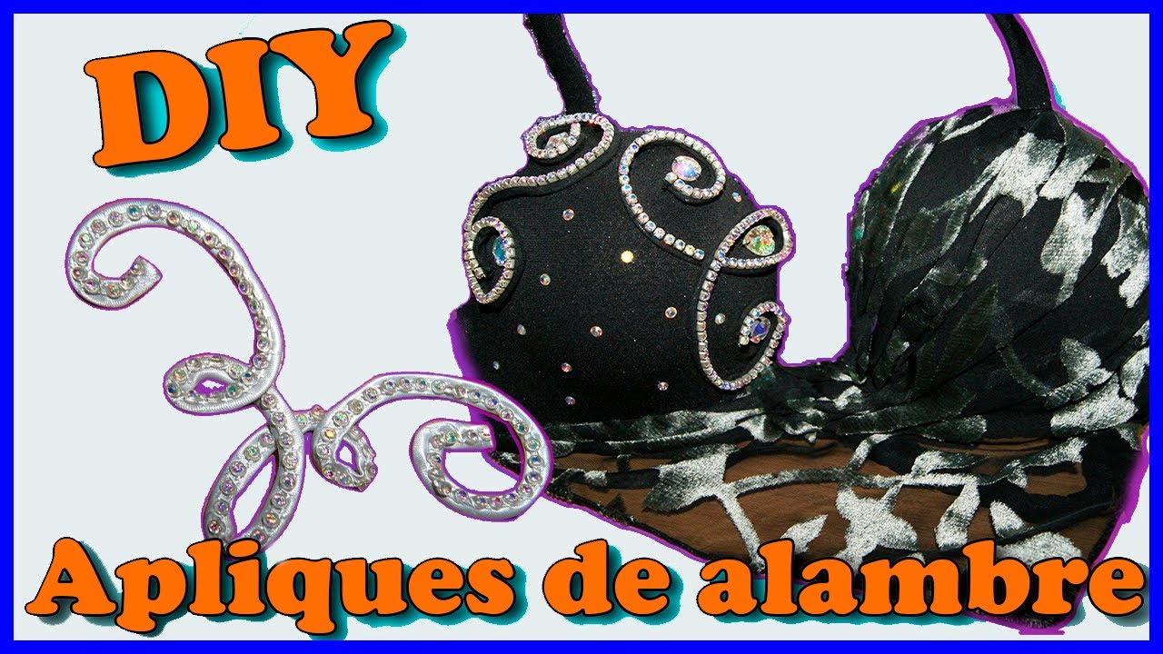 DIY -  Aplique de abalorios con alambre