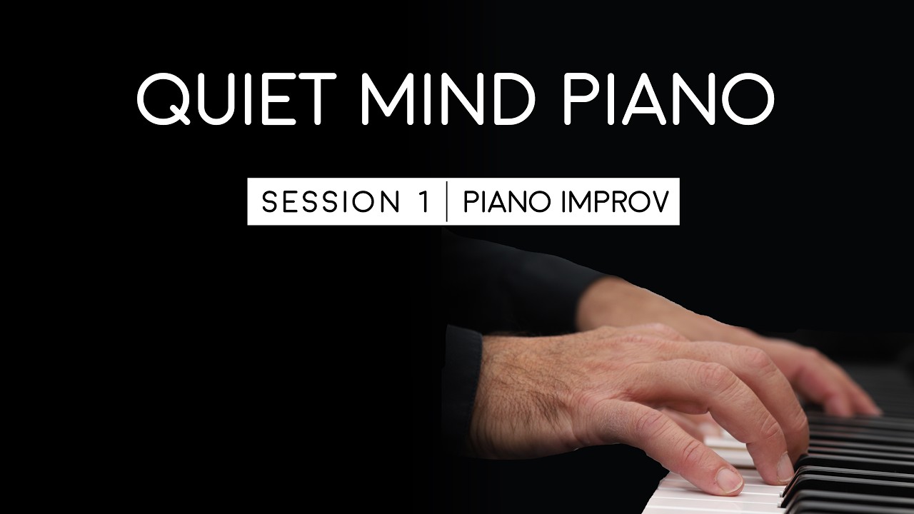 Quiet Mind Piano - Calm Improvisation for Studying | Piano Improv by Hovig Nassanian (Session 01)