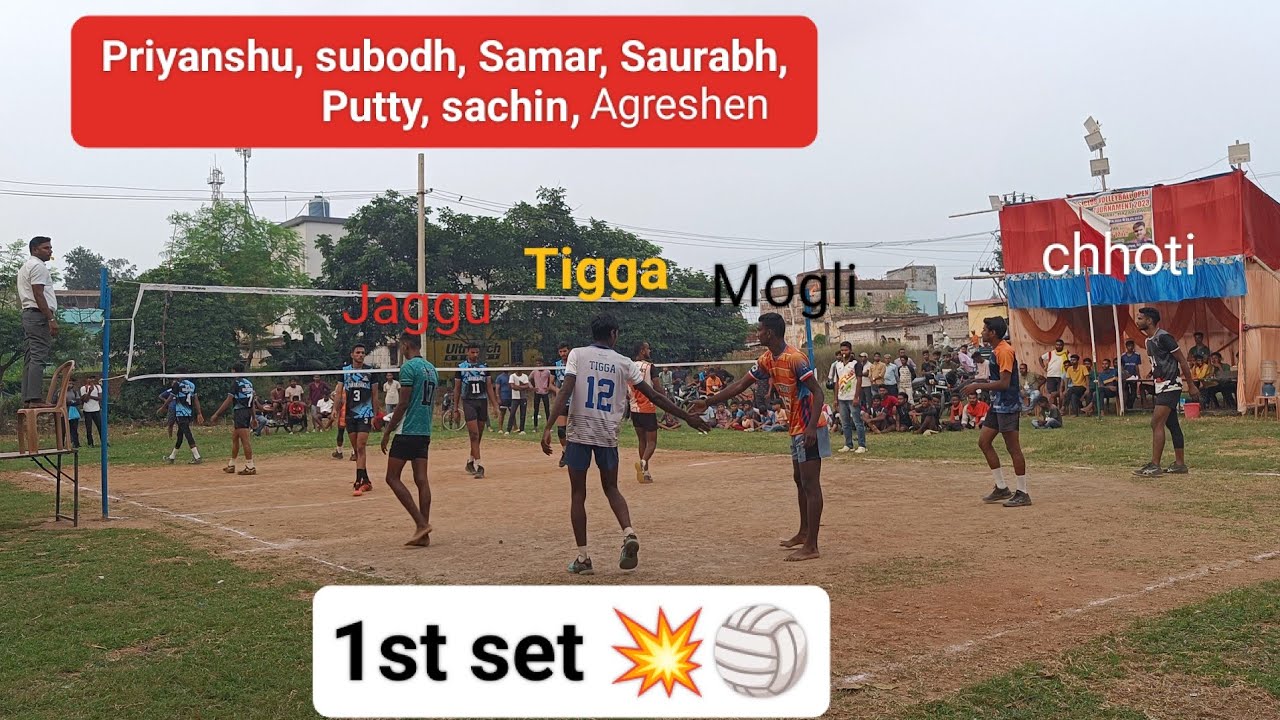 SSTC ACADEMY 🆚 PARADISE 💥🔥🏐 Priyanshu, Saurabh, Samar, Sachin 🆚 Mogli, Ankit Tigga, Chhoti, Ritwik