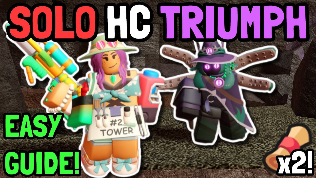 Solo Hardcore Triumph With ENGINEER + ACCELERATOR | Full Easy Guide! | Roblox TDS