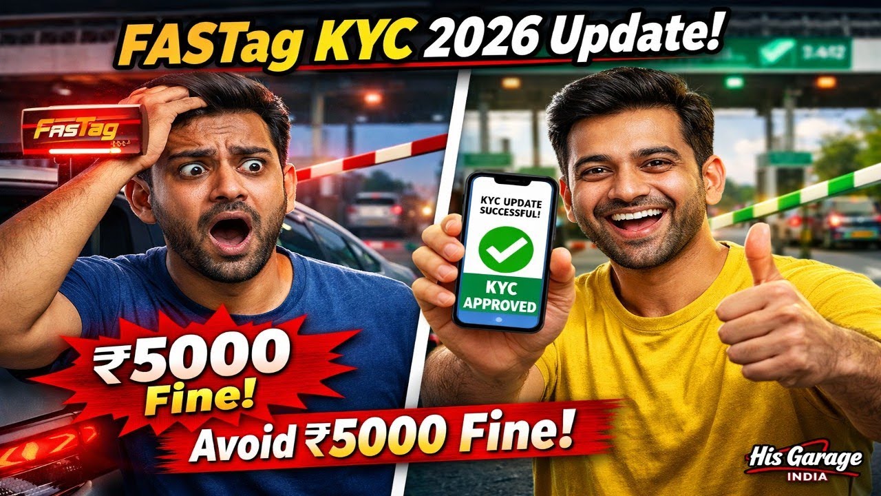 FASTag KYC Update Online 2026: PUC Rules | Bhari Jurmana se Bachein 🚗 | His Garage India 